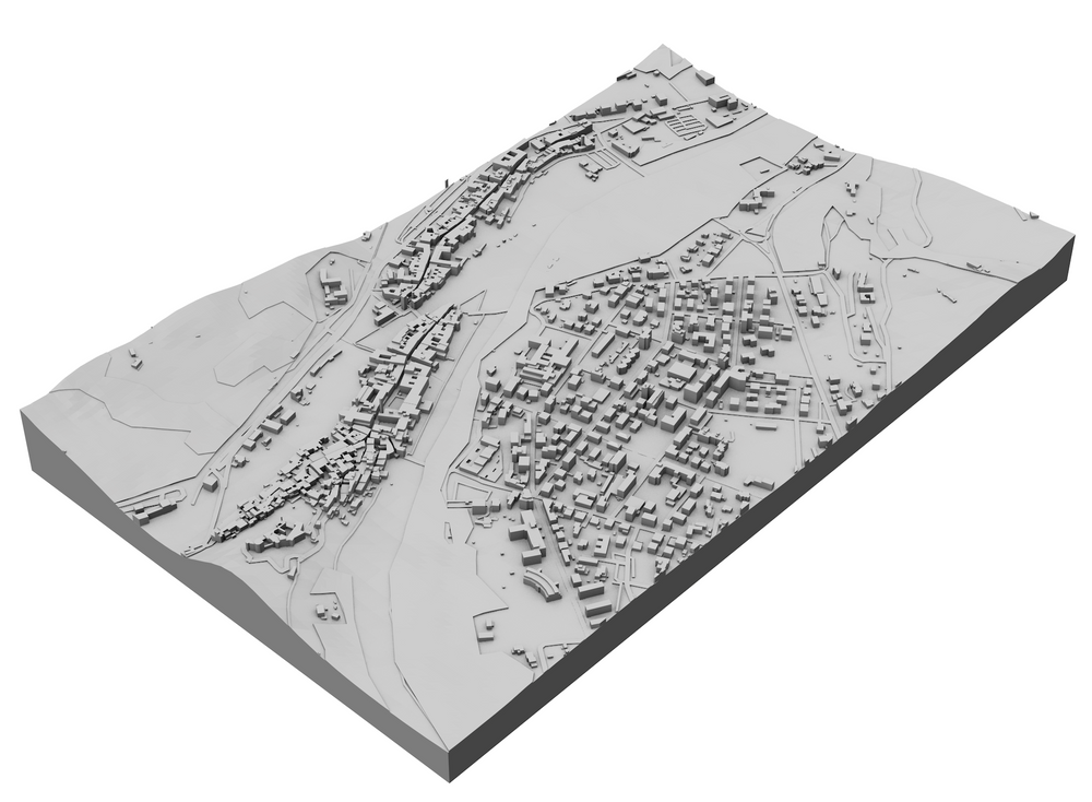 3D map illustration