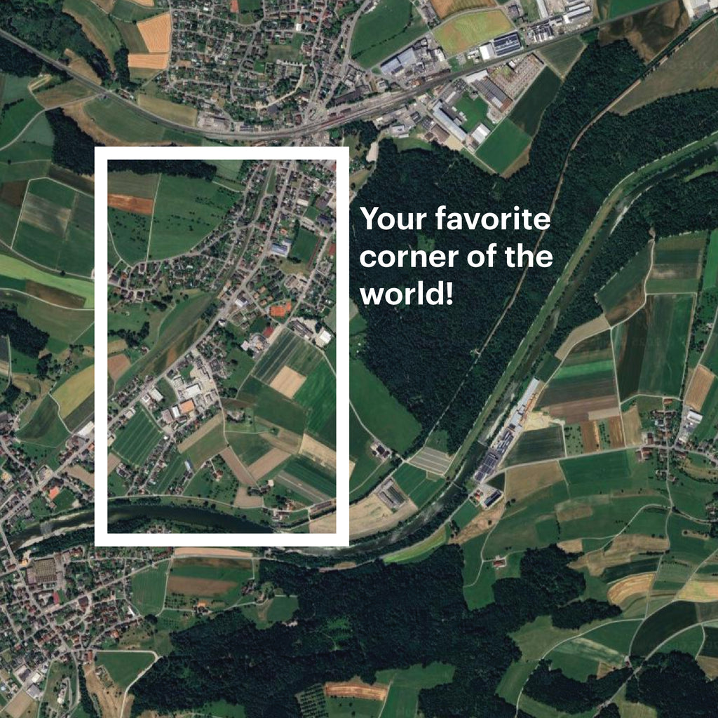 Personalized 3D map artwork – detailed terrain